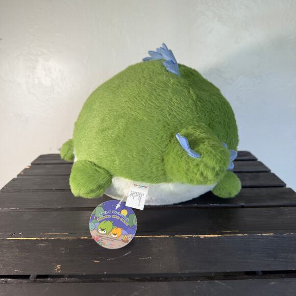 Takashoji 14 Inch Green Kigurumi Penguin in Stegosaurus Round1 Plushie NEW! - Picture 6 of 7